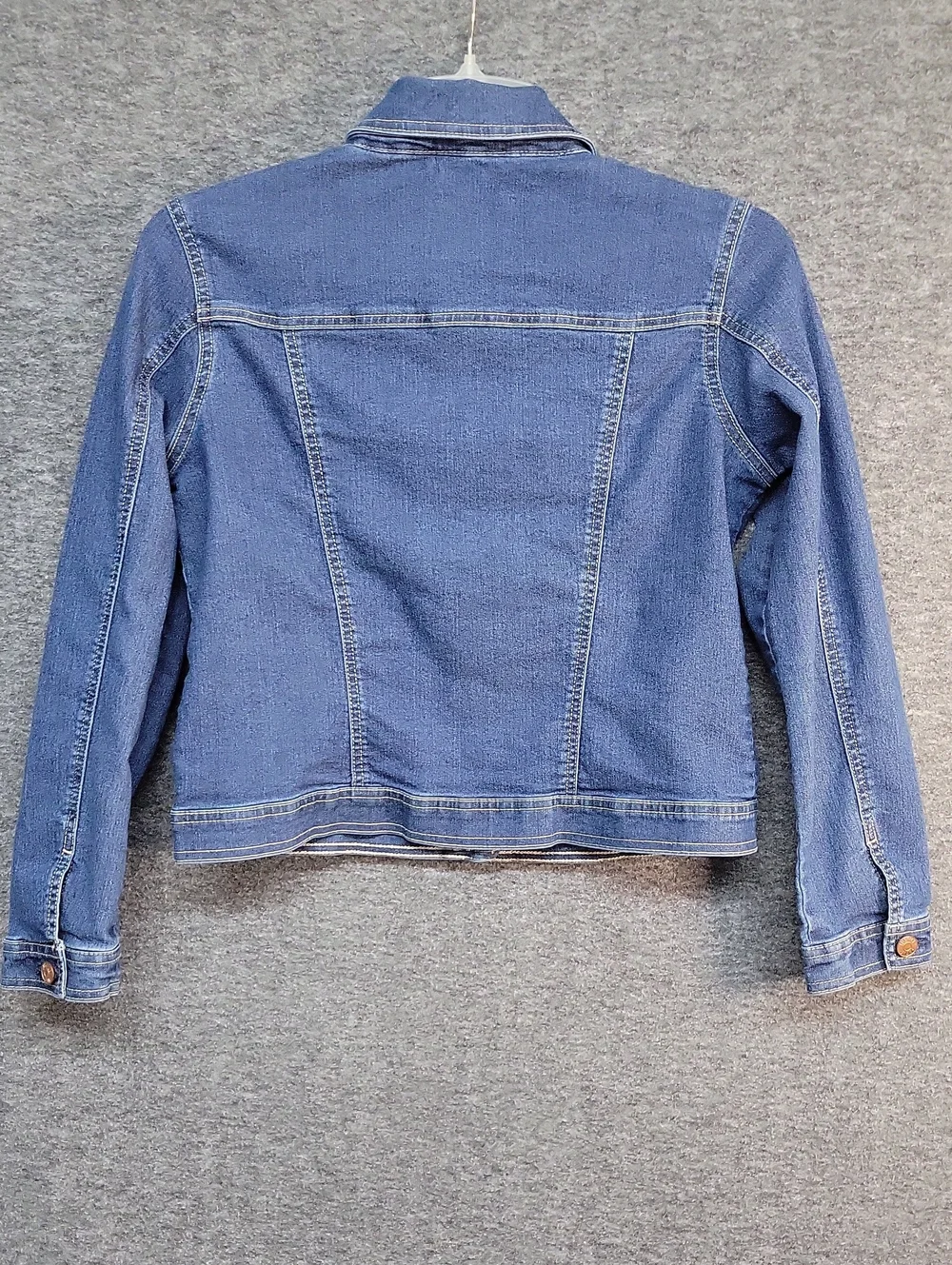Jean Jacket Justice Size Youth 14-16 Medium Wash.